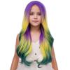 Purple Yellow Green Ombre