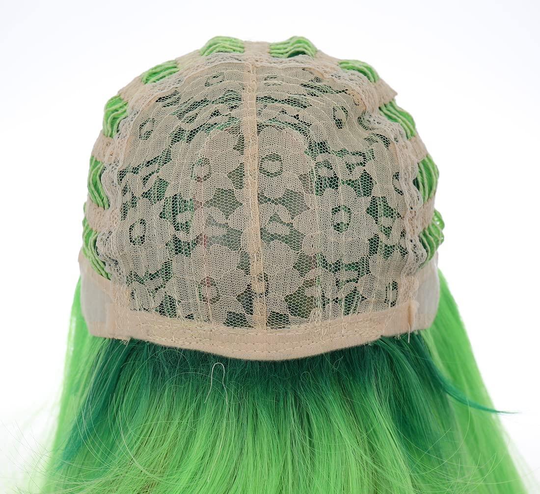 imageDark Orange for Women Long Straight Orange Wig Ginger Wigs Auburn Wigs Heat Resistant Synthetic HairGreen