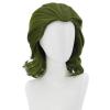 imageMens Green Wig Short Wavy Dark Green Wig for Men Boys Synthetic Hair Wigs Cosplay Costume WigsDark Green