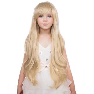 14 Inches Rainbow Wig Short Wavy Pastel Wig with Bangs Multi Color Wigs for Women Girls Heat Resistant Synthetic Cosplay Costume Wigs(Blonde)