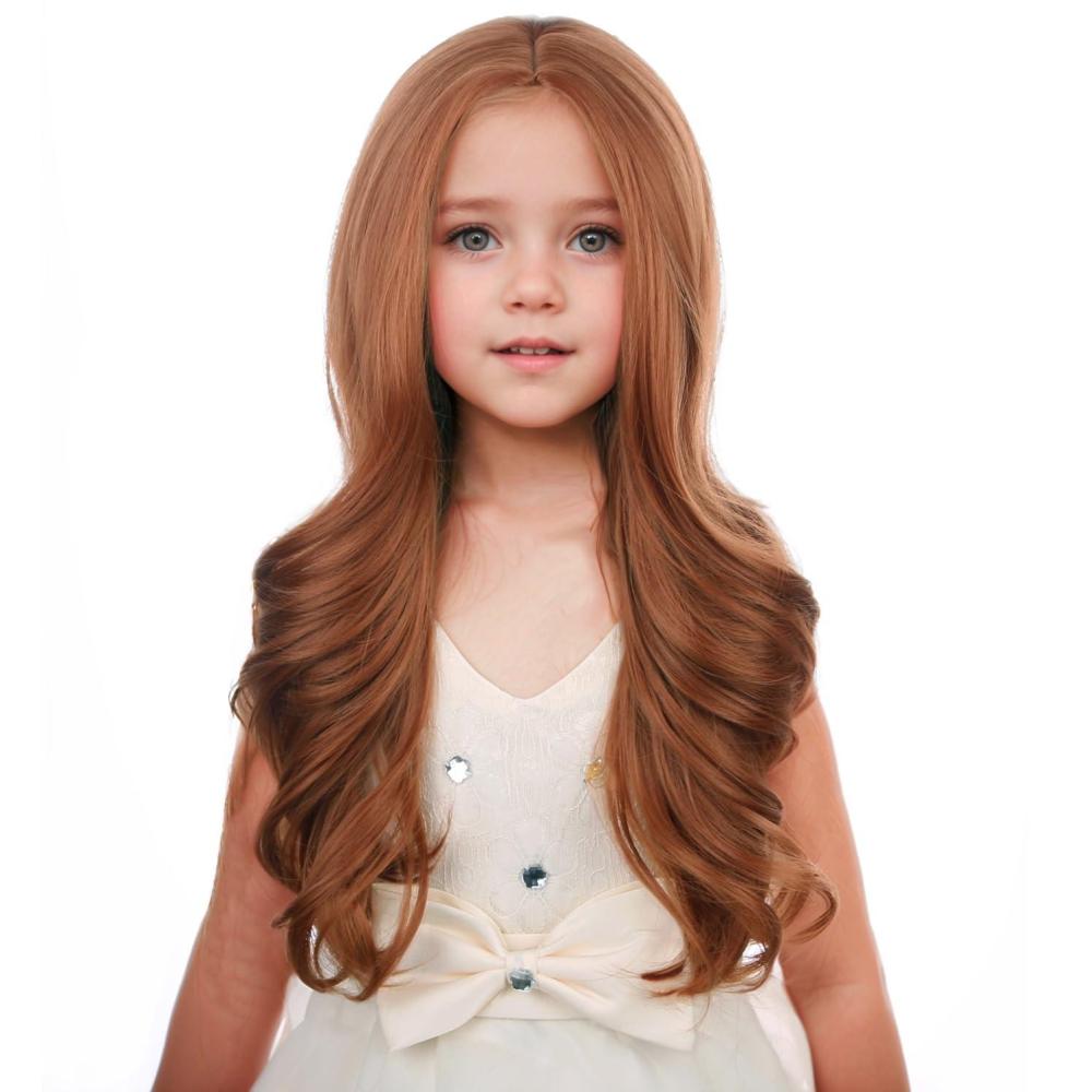 image:imageSilver Gray Wig Long Curly Wavy Gray Wigs Women Middle Part Synthetic WigsDark Orange