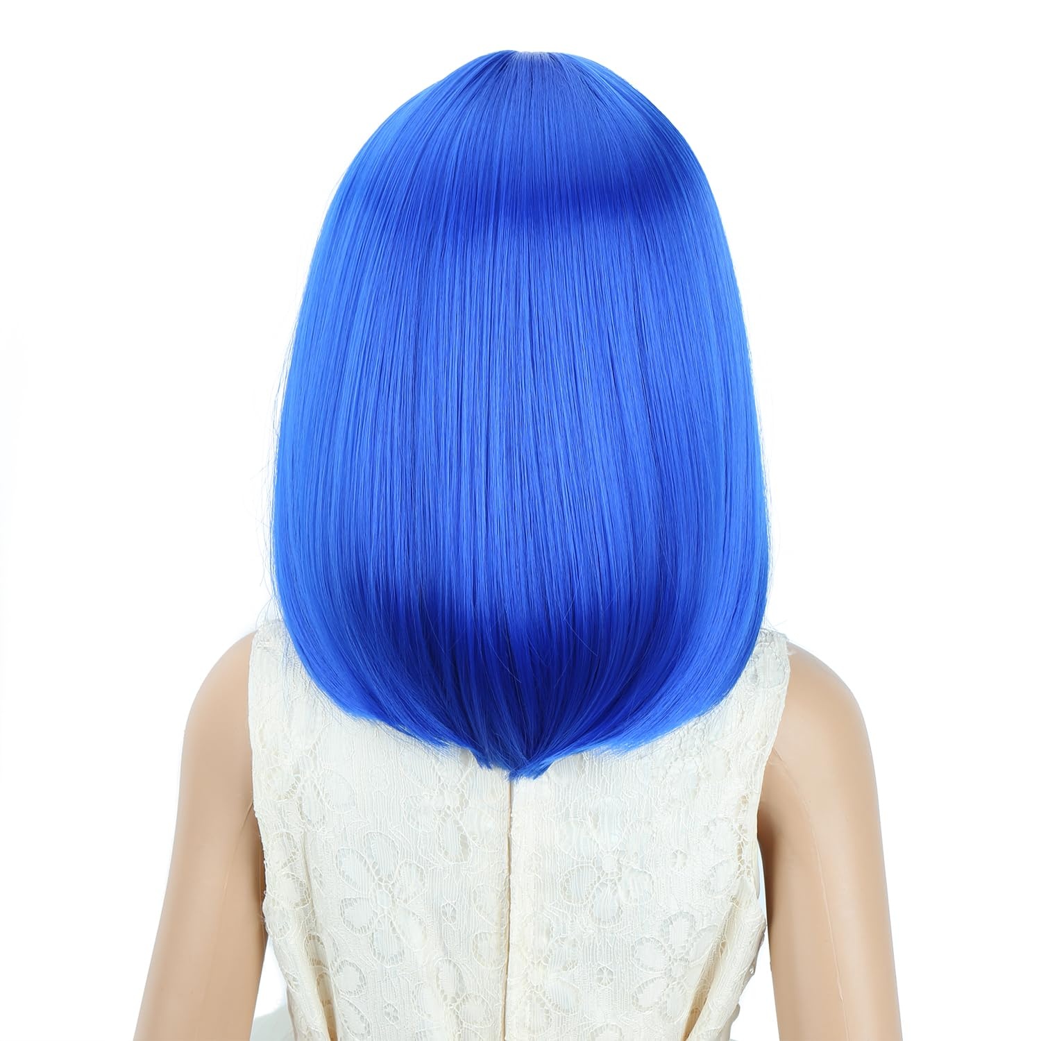 image:imagePATTNIUM Kids Child Ginger Bob Wig Girls Orange Wig Auburn Wigs Cosplay Party Daily Wear Heat Resistant Synthetic WigsDark Blue