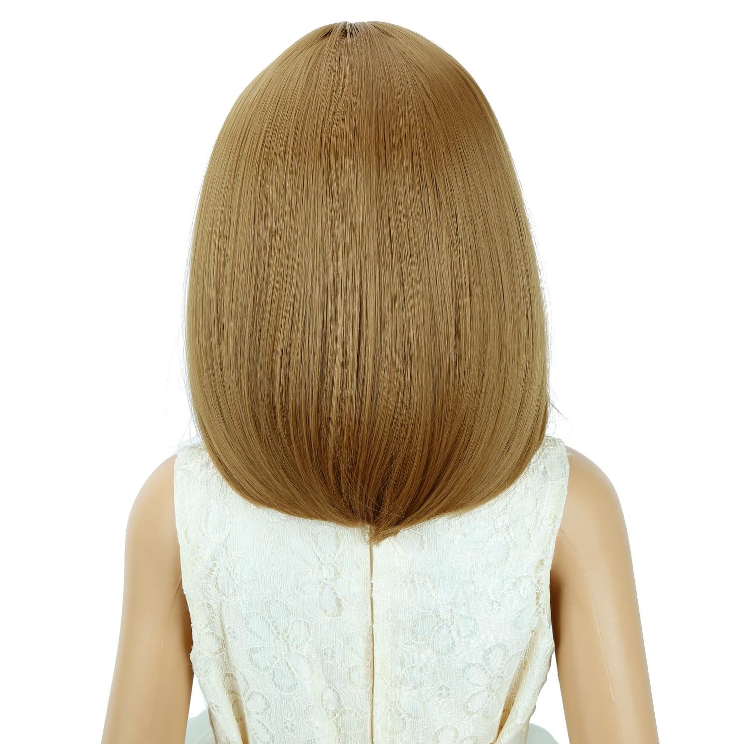 image:imagePATTNIUM Kids Child Ginger Bob Wig Girls Orange Wig Auburn Wigs Cosplay Party Daily Wear Heat Resistant Synthetic WigsStrawberry Blonde