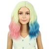 Blonde Ombre Pink Blue