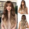 blonde d'ombre brune
