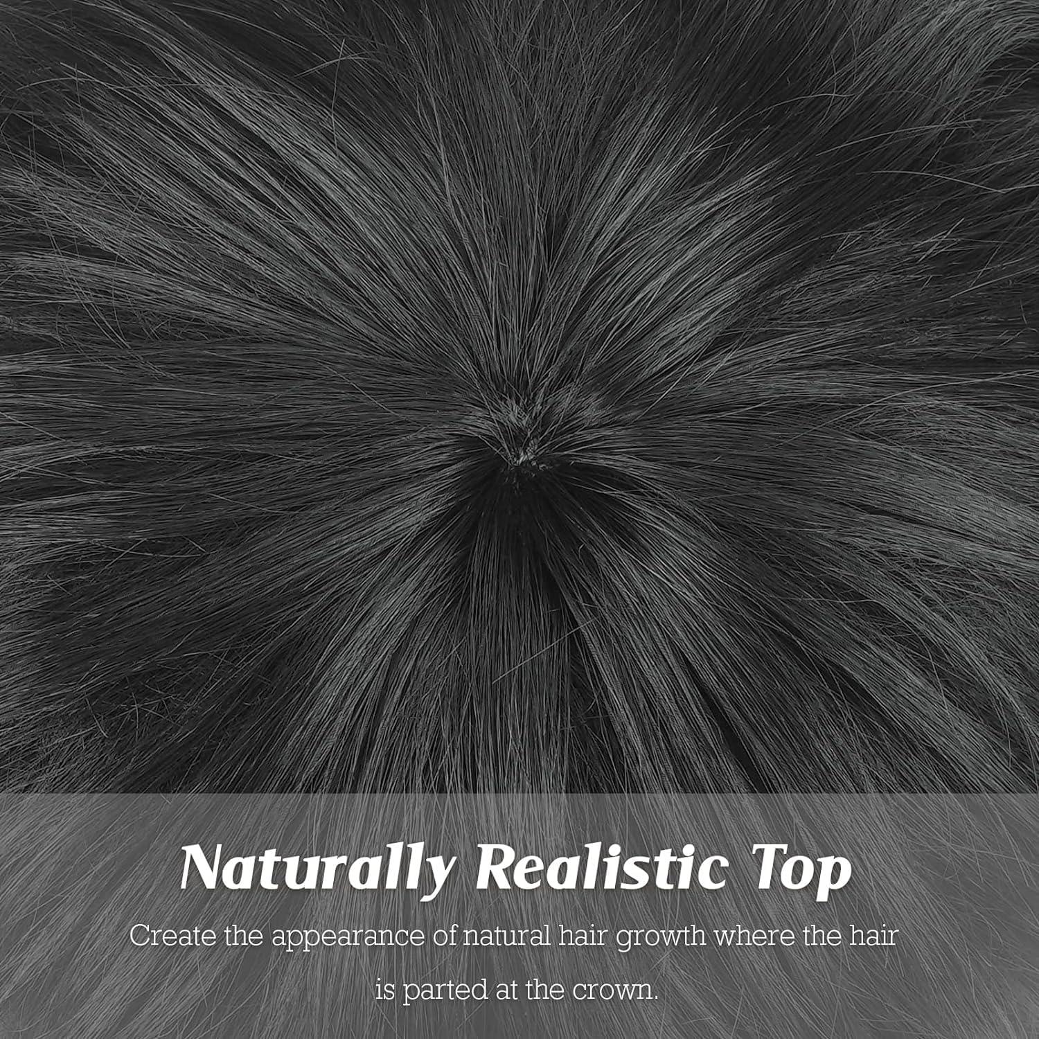 image:imagePerruque Courte short Pixie Human Hair Wig with Bangs Perruque De Cheveux Humains lisse Brsilienne Cheveux avec Frange Naturelle Perruques pour Femmes NoirNoir