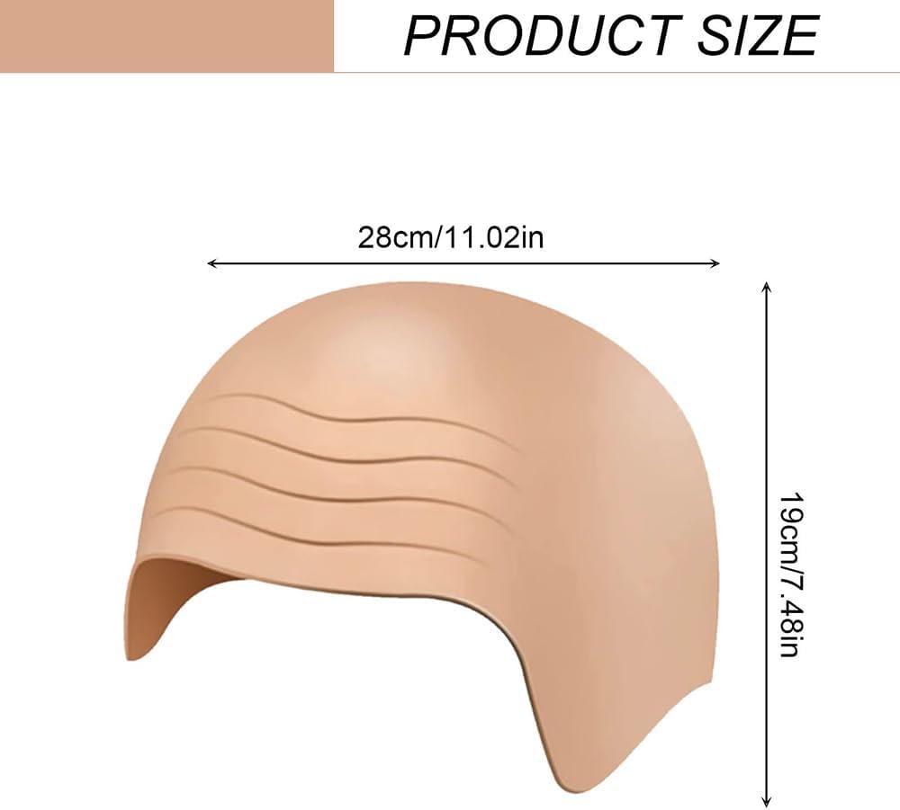 image:imagePerruque Chauve LatexBonnet Chauve en Latex pour MaquillagePerruque Femme Bonnet Chauve Perruques Robe Fantaisie Cosplay Cap Halloween Adultes Hommes Femmes Enfants Vtements Accessoires