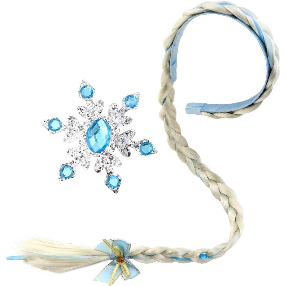image:imageBandeau Tress Raiponce Perruque Raiponce Enfant Perruque Raiponce Enfant Fille Bandeau Princesse Raiponce Tresses Convient pour les Costumes de Princesse les Ftes le Cosplay 1PCS1PCS