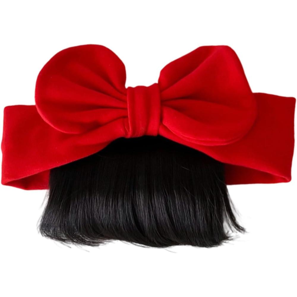 image:imagePerruques pour enfant Bandeaux pour cheveux Accessoires pour cheveux et postiches pour un usage quotidien Pour la maison les voyages la photographie les anniversaires et la scnerouge