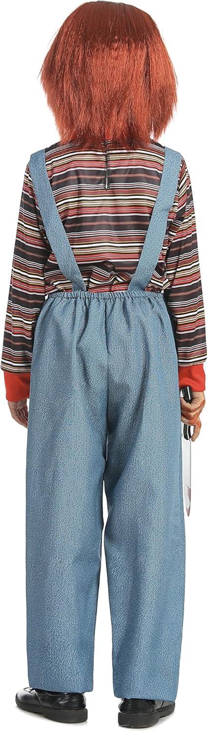 image:imageCarnavalife Perruque pour costume Chucky pour enfant perruque chuki poupe diabolique enfant perruque courte rouge orange pour dguisement Halloween Chucky rougeRouge