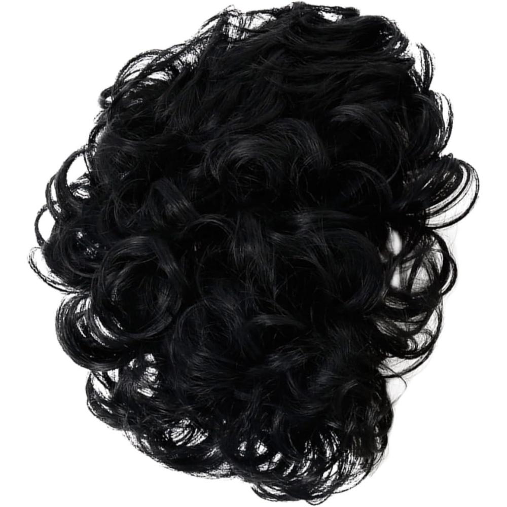 image:imageBeaupretty Perruque Homme Courte Style Mulet Postiche Synthtique Pour Coiffure Cosplaynoir