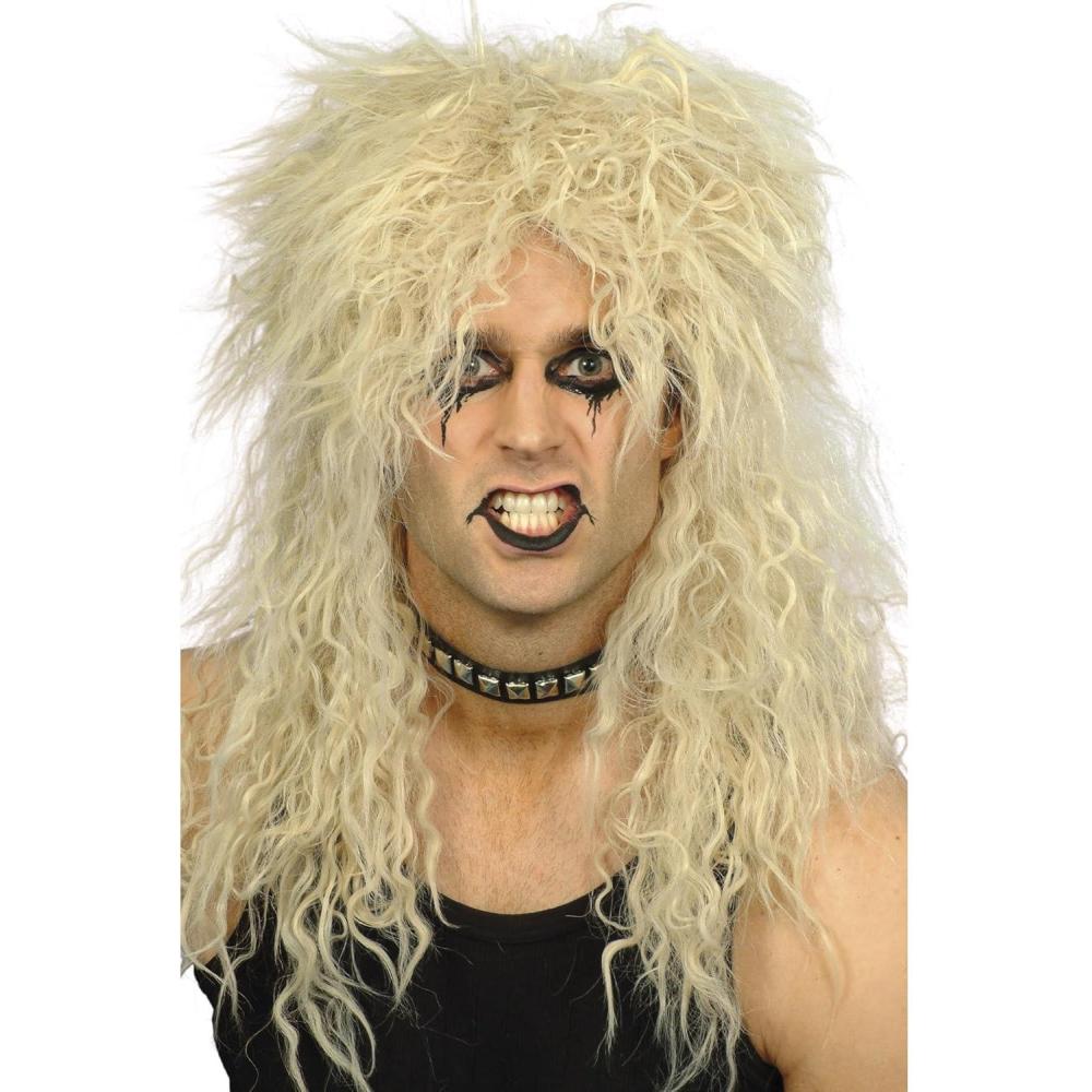 image:imageSmiffys Perruque de hard rocker blonde nuque longue HalloweenBlond