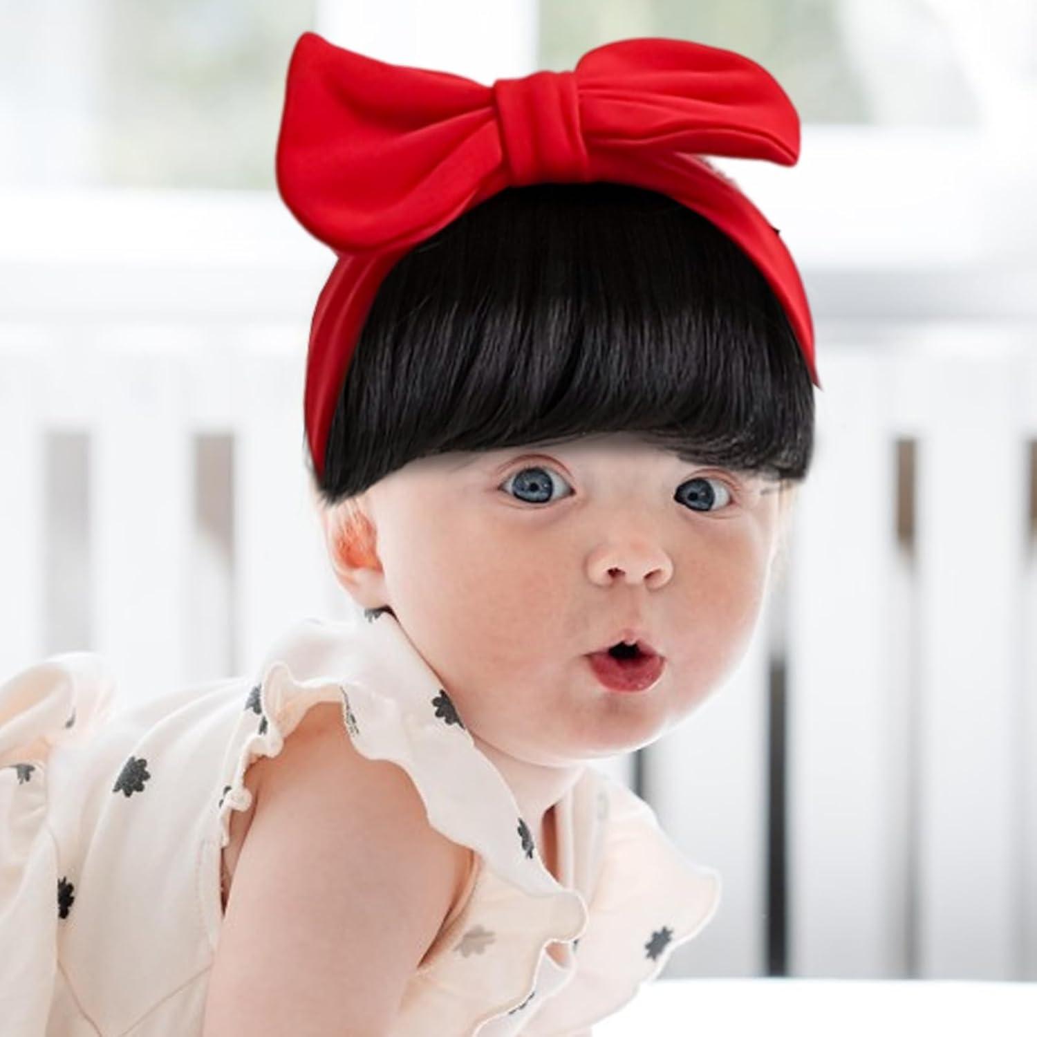 image:imagePerruque pour enfant en bas ge perruques poney avec nuds pour toutpetits postiches de cheveux adapts un usage quotidien accessoires de cheveux lgants pour les sances photo les ftes larouge