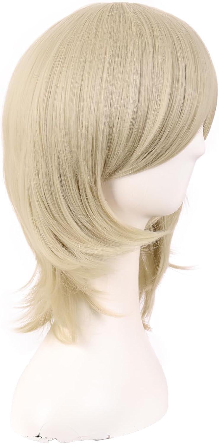 image:imageMapofBeauty 16 Pouces40 cm Synthtique Fibre Shoulder Longueur Cosplay Court Layered Perruques BrunBlond