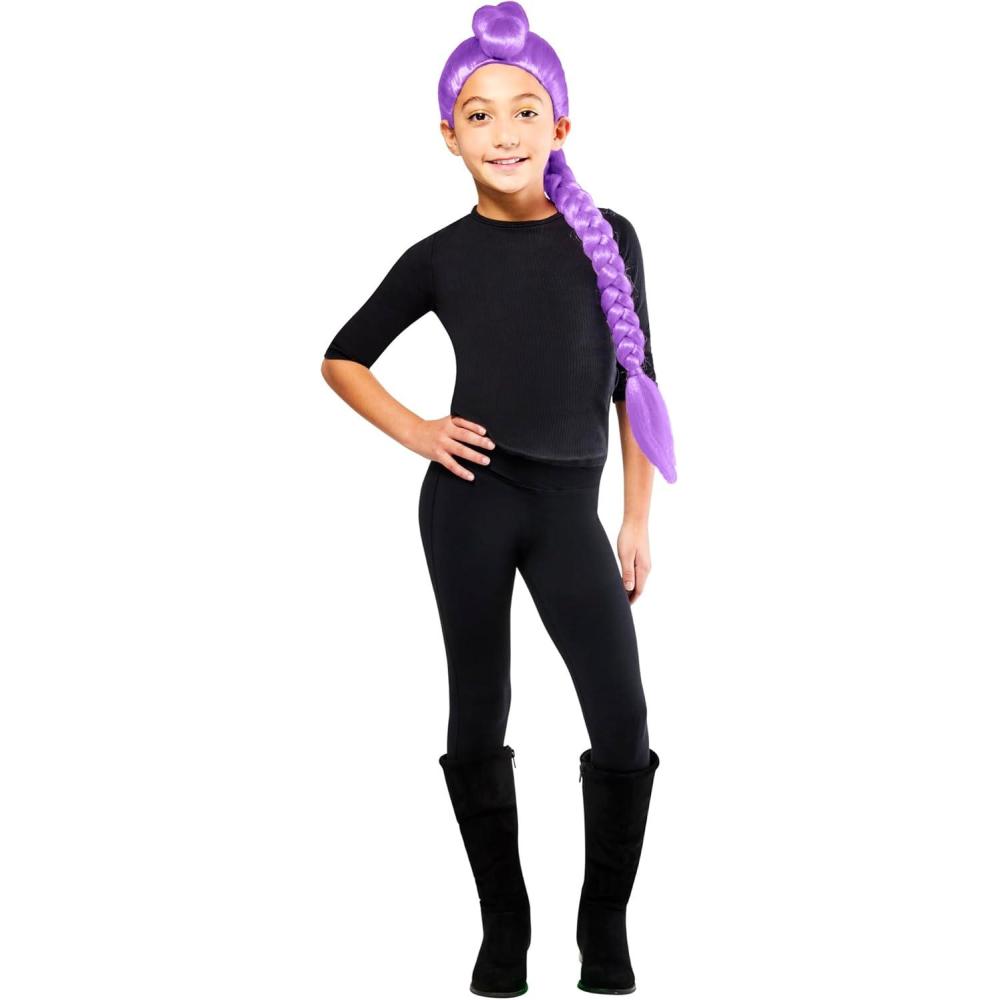 image:imageRubies Netflix KPOP Demon Hunters officiel Perruque pour enfant de RumiHuntrix Taille unique