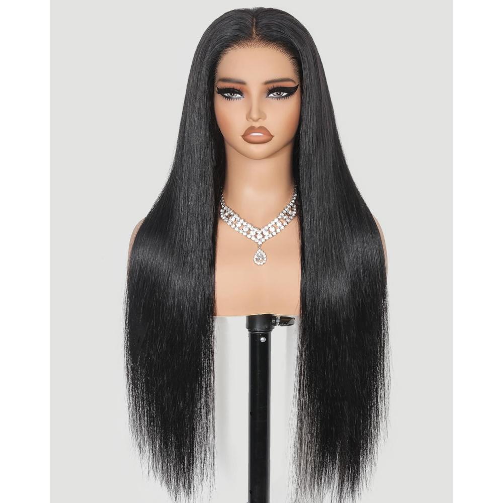 image:image18Inch Perruque Femme Naturelle BrSilien 5x5 Hd Lace Wig Human Hair 200 Density Straight Perruque Bresilienne Cheveux Humain Glueless Wig Human Hair For Black Women 45 CmFull 13x6 Lace Wig Natural Color